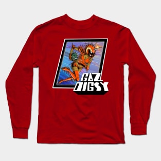 Gaz Digsy background Long Sleeve T-Shirt